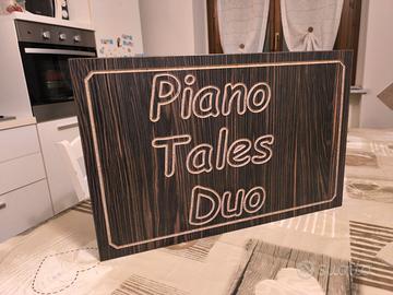 Targhe personalizzate su nobilitato