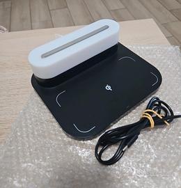 Lampada con caricatore wireless 
