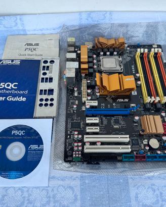 Scheda Madre Asus P5QC LGA775 CPU E5400 Boxed