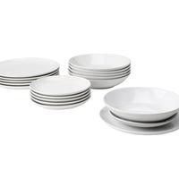 set piatti IKEA e set pentole/bistecchiera