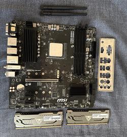 Bundle scheda madre e ryzen e ram