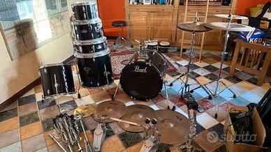 Batteria Pearl + Piatti Zildjian Zbt + DbPedal