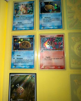 Lotto carte pokemon feebas