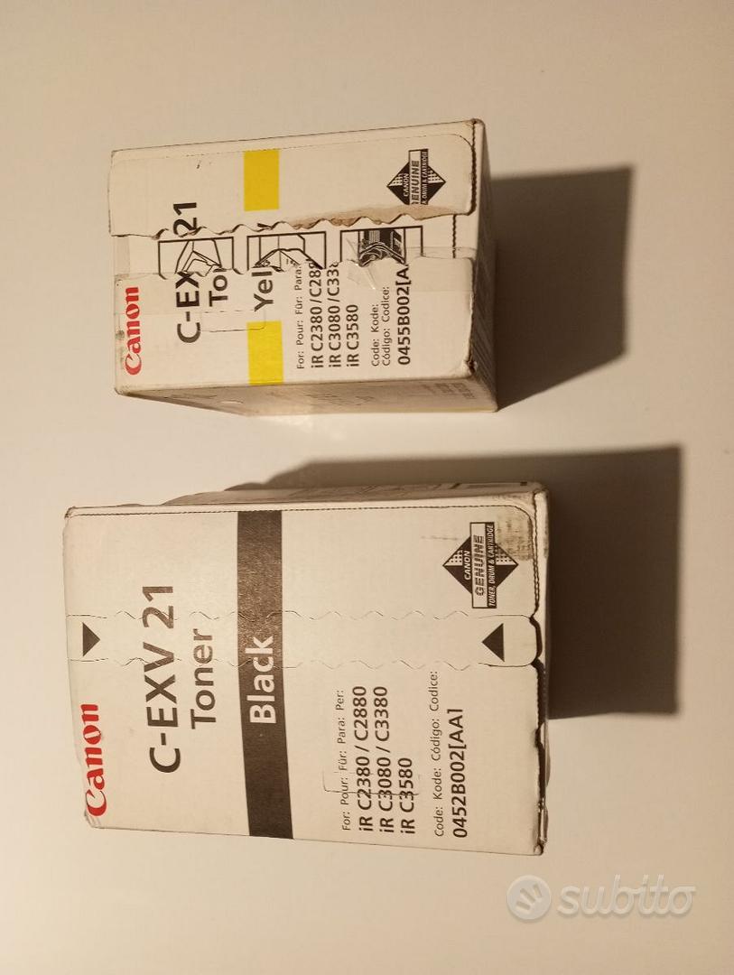 Genuine Canon 0452B002[AA] iR C2880 Black Toner, C-EXV 21, 575g, Toner  Cartridges