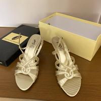 Scarpe sandali dorato Numero 37 NUOVO