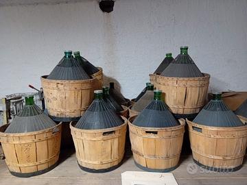 DAMIGIANE, SPINA BIRRA, SPIEDO, CALICI, COPPETTE,