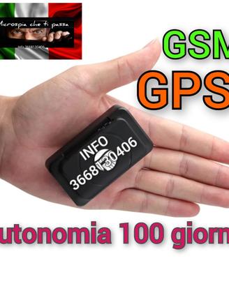 MICROSPIA LOCALIZZATORE GPS GSM vari modelli