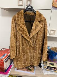 Pelliccia visone colore champagne