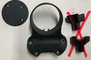 Supporto conta chilometri Harley