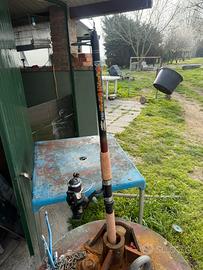 Canna da pesca con mulinello