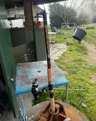 Canna da pesca con mulinello