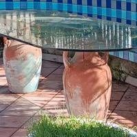 PIANO TAVOLO IN CRISTALLO di 3 METRI