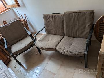 divano da giardino 