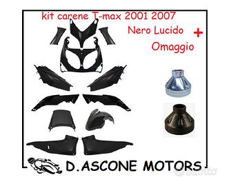 Kit Carene Tmax 01 07 Nero Lucido Nuove con omaggi