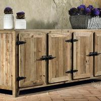 Credenza 4 ante legno vecchio cod 12005