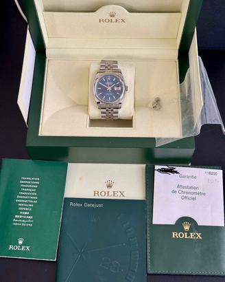 Rolex Datejust 116200 Blu 2007