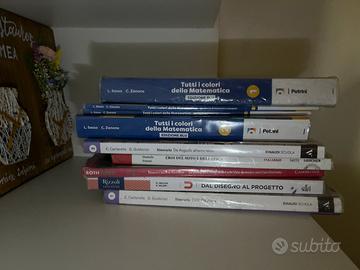 Libri 1,2 liceo 12,5€ l’uno, 7€ per i più rovinati