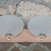 N.2 appliques Mazzega in vetro di Murano