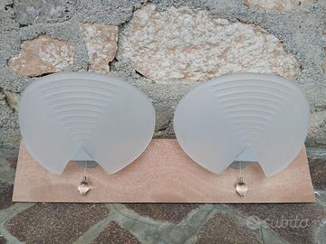 N.2 appliques Mazzega in vetro di Murano