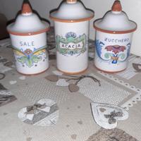contenitori ceramica Deruta da collezione 