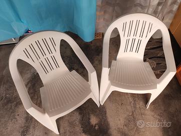 Due sedie nuove da giardino 