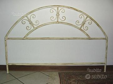 Testiera letto ferro battuto