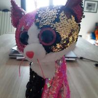 Pupazzo gatto TY Malibu originale 28cm