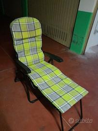 Sedia sdraio pieghevole