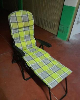 Sedia sdraio pieghevole