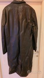 cappotto uomo in pelle nero