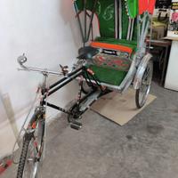 bicicletta 3 ruote  ( risciò )