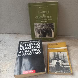 Set Libri vintage il lungo viaggio Fascismo 2+1