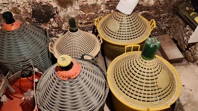 damigiane diverse dimensioni 