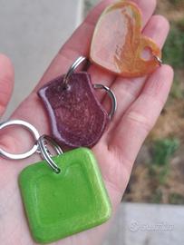 portachiavi in resina 