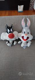 Peluche Looney Tunes,Gatto Silvestro, Bugs Bunny