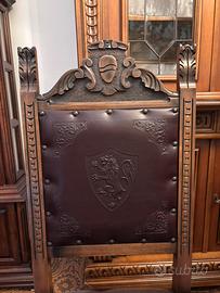 Salotto completo in legno massiccio
