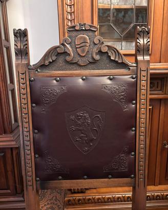 Salotto completo in legno massiccio