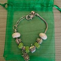 Braccialetto 9 charm tema gufo