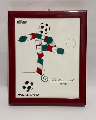 Quadro Italia ’90 Ceramiche Ragno vintage licensed