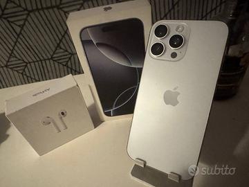 Iphone 16 Pro Max 256GB + Airpods 🎧📱