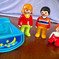 Playmobil 1.2.3. Famiglia con bebé e culla
