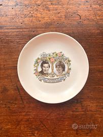 Piatto commemorativo Carlo e Lady Diana 1981