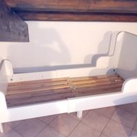 letto ikea bimbo con rete legno