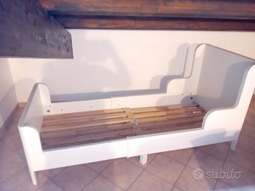 letto ikea bimbo con rete legno