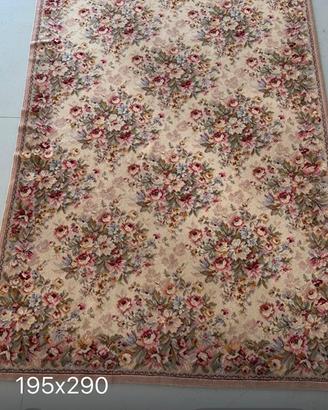 Tappeto rettang con rose floreale 2,00x1,95
