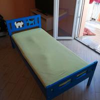LETTINO IKEA BAMBINO BLU