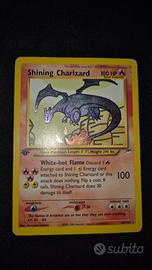 shining charizard first edition carte pokemon 