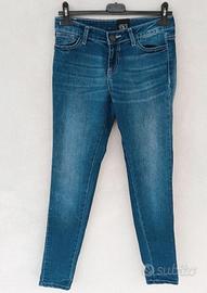 Jeans skinny donna Twinset, tg 27, tg S, blu