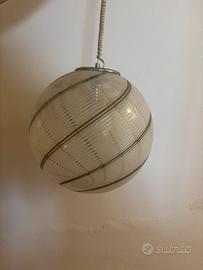2 lampadari in vetro di murano