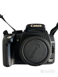 Canon EOS 350D + Obiettivo Canon55-200 + accessori